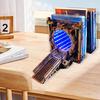 Подставка для книг Stargate LED Light Up Cross-Border Time Tunnel Design, конструкция из липы, книжная полка, игровой стенд