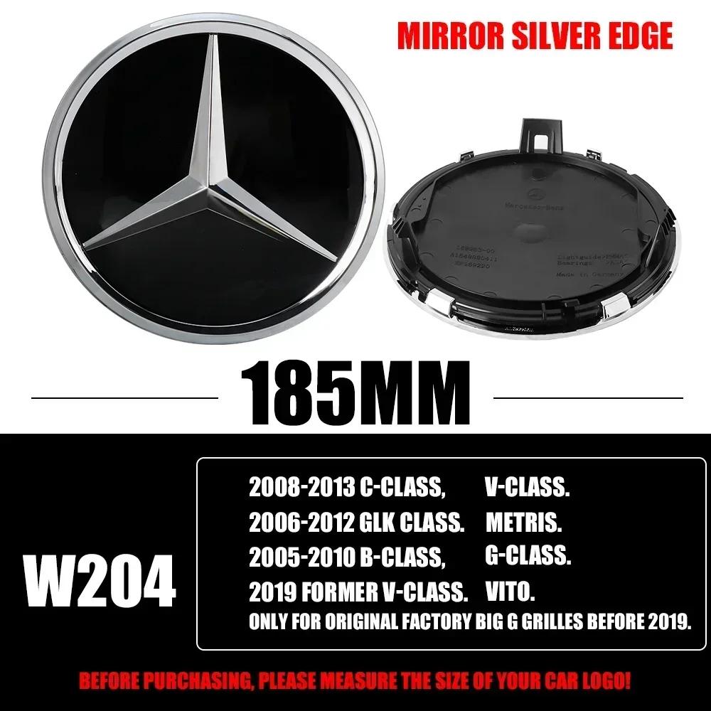 hrmfq5 Car Sticker Hot New 2025 For Mercedes Benz 1pcs Car Grill Emblem Star Badge Front Grill Logo For Mercedes Benz A C B V G E Class