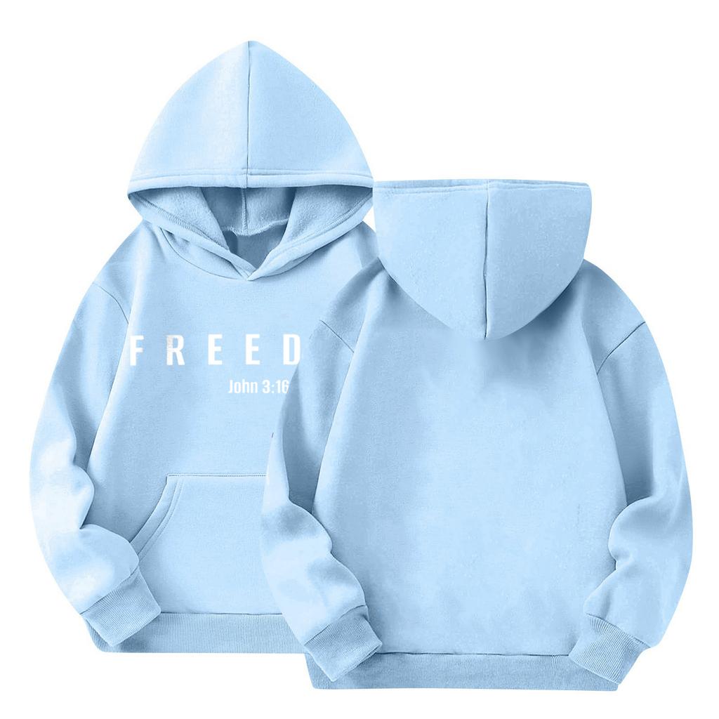 Cute Hoodies For Teen Children Trendy Preppy Hooded Sweatshirts Oversized Long Sleeve Shirts Clothes For Children