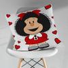 Cute MMafaldas Comics pillow over living room sofa cushion cover home decoration bedroom room bed pillow cover
