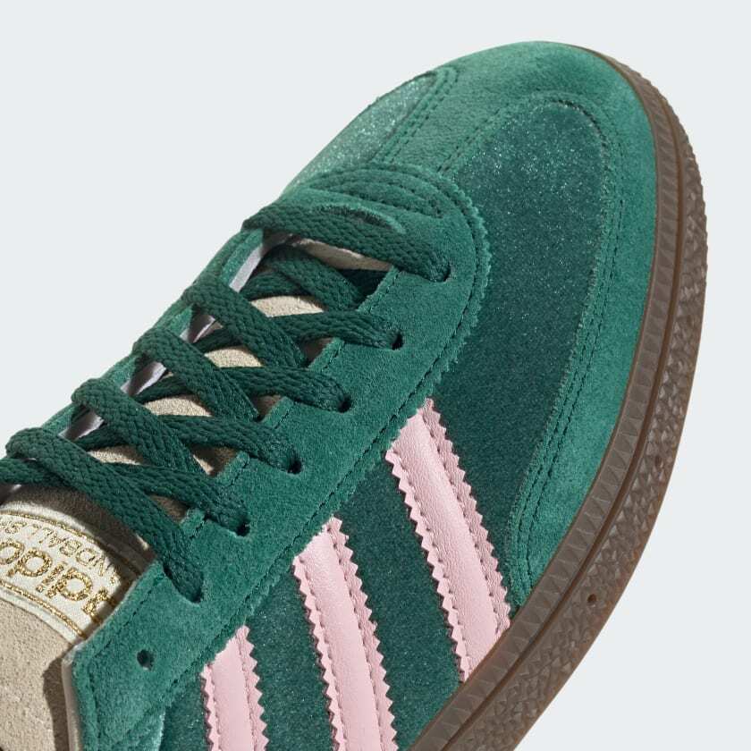JI2648 adidas Originals Handball Spezial Колледж-Зеленый Прозрачно-Розовый (Женский)