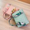 Stylish and Simple Women's Handbag New Silk Scarf Diamond Small Bag One Shoulder Messenger Bag