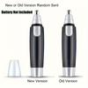 1pc Precision Nose & Ear Hair Trimmer - Pain-Free, High-Performance for Women & Men - Durable Stainless Steel Blade, Whisper-Quiet, Battery-Operated,