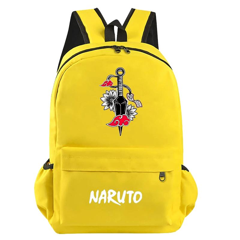 Anime Naruto Backpack for Boy Girl Back To School Bag Large Capacity Backpack Bookbag for Kid Gift Men Women Leisure Travel Bag