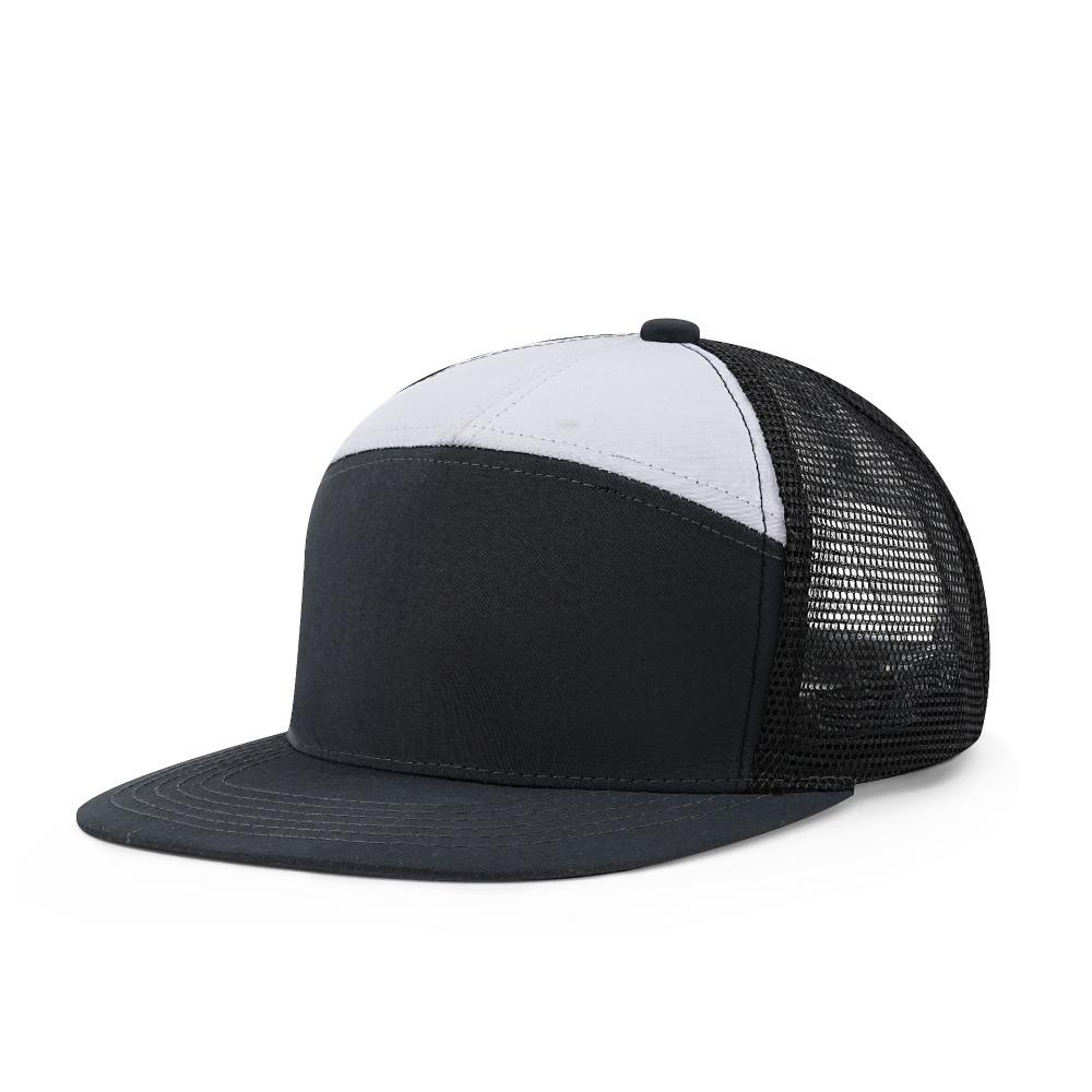 Breathable Mesh Baseball Cap 7 Panel Visor Hat Fashion Hip-Hop Hat Unisex