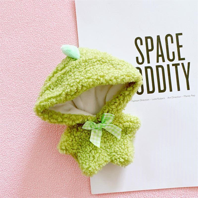 Doll Clothes for 17cm Labubu Dolls Cute Mini Plush Doll's Outfit Accessories Jumpsuit Hoodie Crawling Clothes DIY Fans Girl Gift