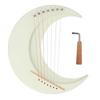 7 Strings Lyre Harp Professional Portable Traditional Classic Stringed Instruments Moon Shaped Lyre