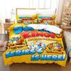 3D Print Anime Super Zings Bedding Set Single Twin Full Queen King Size Bed Set Adult Kid Bedroom Duvet Cover Sets Home Textiles