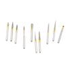 10Pcs of Dental  Bur High Speed FG-105 Ceramic / Polishing Drill