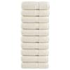 VidaXL Superior Quality Guest Towels 10 Pcs, Bath Sheets, Hand Towels, Face Towel Bathroom, 137472