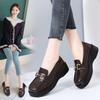 Туфли на платформе, женские повседневные туфли, женские туфли из маленькой кожи, кожаные универсальные туфли на высокой платформе, женские