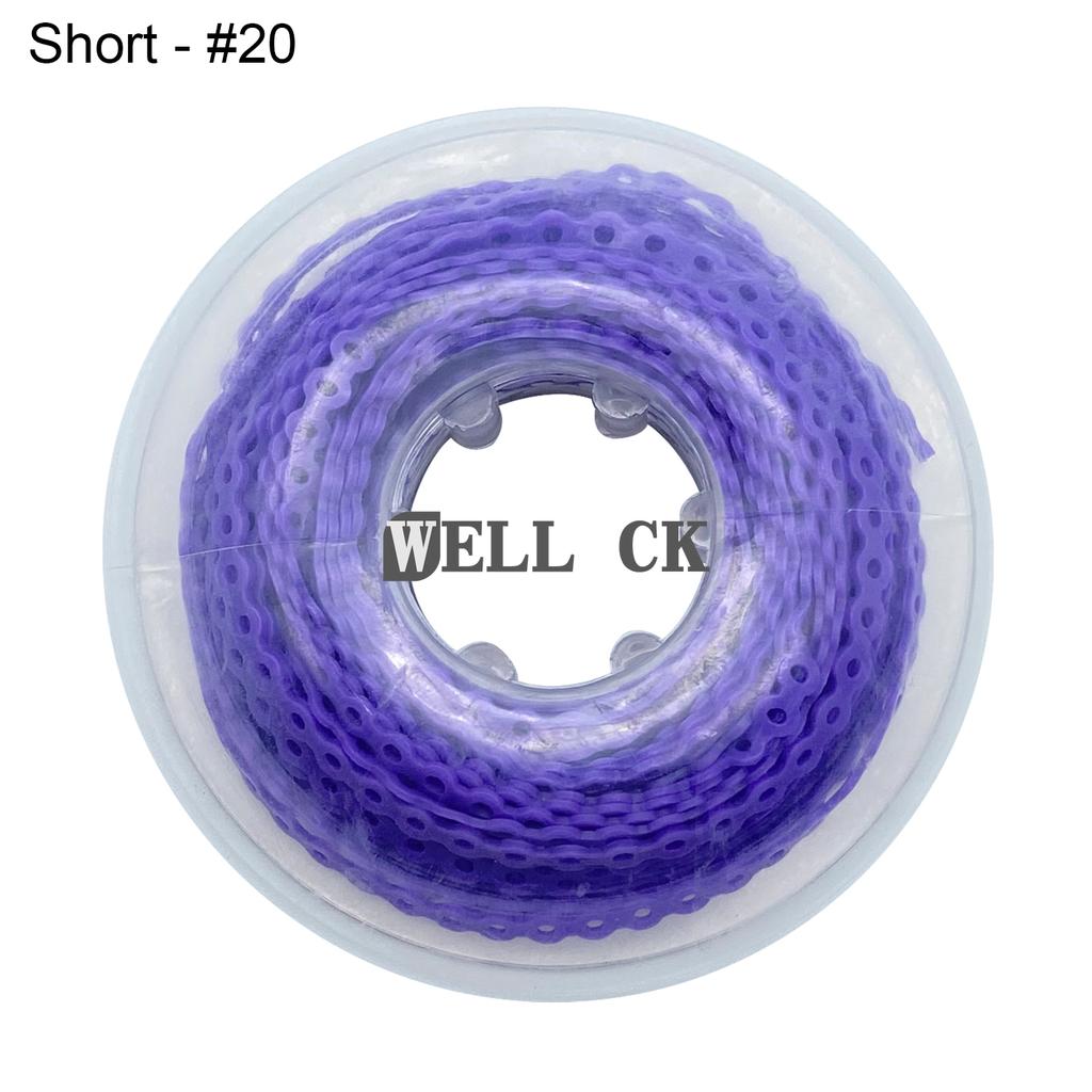 WELL CK 1Pcs Dental Orthodontic Elastic Rubber Power Chain Rubber Band Short Type