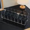 Acrylic Multi-Grid Belt Storage and Display Box