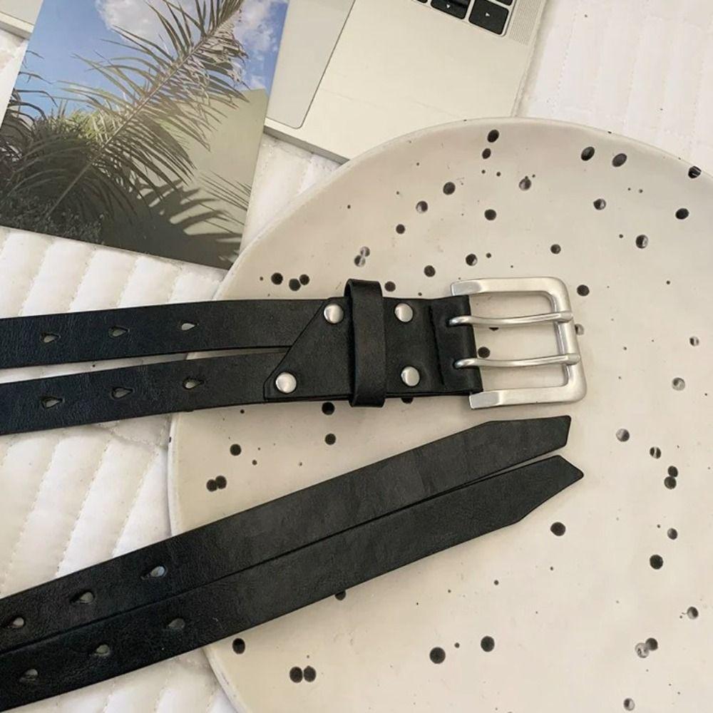 Vintage Waist Belt Leather Dress Jeans Belt Fashionable Women's Belt Spicy Girls