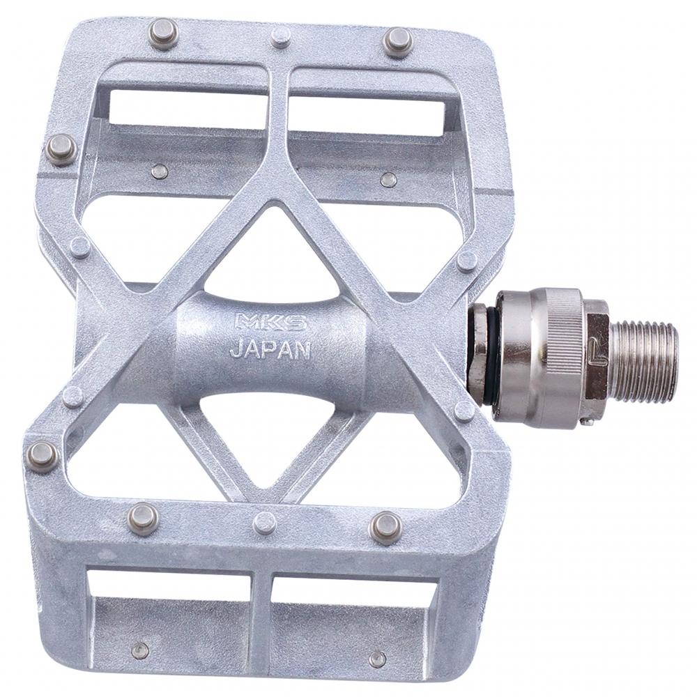 МКС (Микашима Сейсакусё) Педали для велосипеда ВСЕГДА EzySuperior (Всегда Легко Превосходно) Серебряный