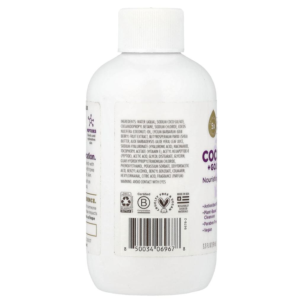 Soapbox, Nourishing Body Wash, Coconut + Goji Berry, 97ml (3.3 fl oz)