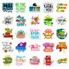 50 Pieces of Cheering English Stickers Encourage Text Stickers Learning Rewards DIY Suitcase Notebook Stickers New Products