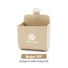 WET1 Leather Car Seat Door Storage Box Phone Sunglasses Holder For Volkswagen VW Golf 4 5 6 7 Polo Jetta Sagitar Magotan Passat B5 B6