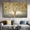 Abstract Gold Tree Poster Canvas Painting Posters and Prints Wall Art Pictures Cuadros Home Decoration for Living Room Decor