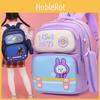 Modern Lightweight Oxford Fabric School Backpack For Children With Breathable Comfortable Straps