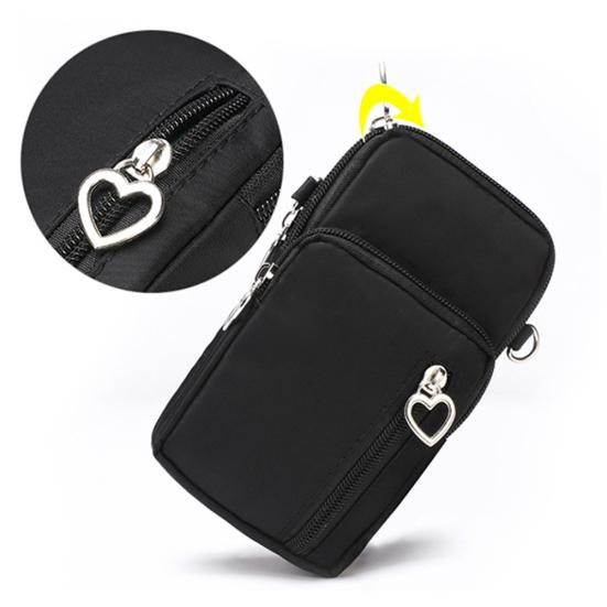 Шикарный женский водонепроницаемый кошелек с ремешком на руку, кошелек для монет, сумка через плечо, ключ для телефона