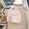 Cartoon Car Backseat Hanging Storage Bag Large Capacity Organizer Trash Bag