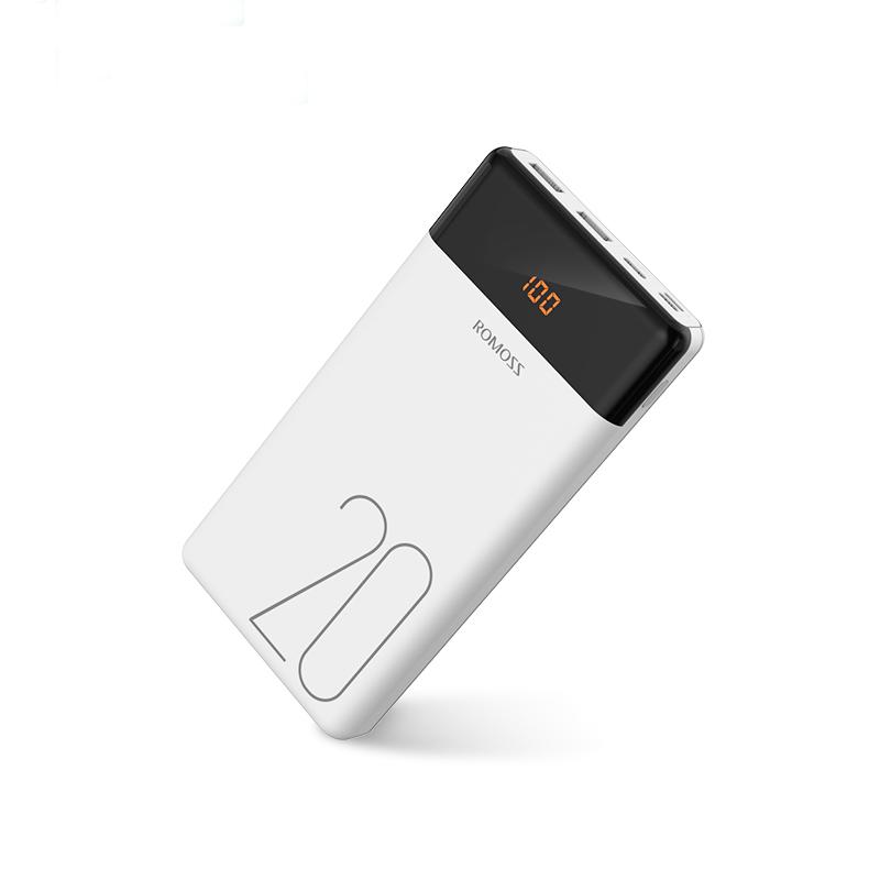 ROMOSS LT20 Power Bank 20000 мАч Портативная зарядка Powerbank 20000 мАч Внешнее зарядное устройство Poverbank для iPhone 13 Xiaomi Mi