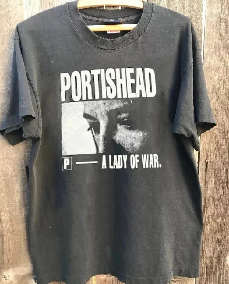 Portishead Band Retro Charcoal Unisex Unisex T-Shirt