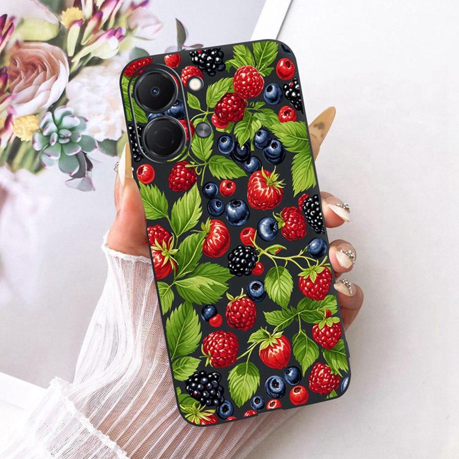 Cute Printing Phone Case For Tecno Spark GO 3 KN3 Soft Black Silicone TPU Cases For Tecno Spark Go3 Covers Bumpers