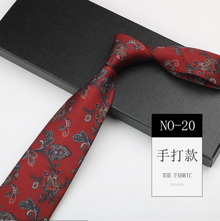 Мужской печатный галстук, узор Ретро, костюм джентльмена, ширина рубашки 9 см, шелковистый, мягкий, длинный, ручной работы