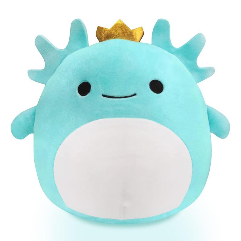 20 см Squishmallow Корона аксолотль мягкие игрушки милые мягкие плюшевые куклы подушка для детей на день рождения