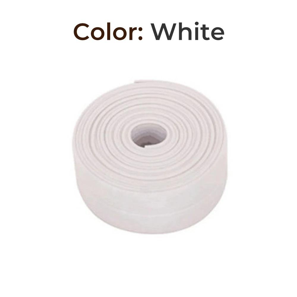 PVC Sealing Strip Tape Bathroom Bath Toilet Caulk Tape Self Adhesive Waterproof Mildew Proof Tapes For Kitchen Sink Wall Corner