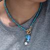 Dopamine Bohemian Starfish Pendant Necklace OT Buckle Beach Jewelry Beaded Choker  Casual Wear