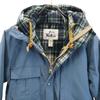 Woolrich Куртка с капюшоном с длинным рукавом 70-х годов, винтажная, из нейлоновой смеси, M, клетка на спине, мужская, б/у