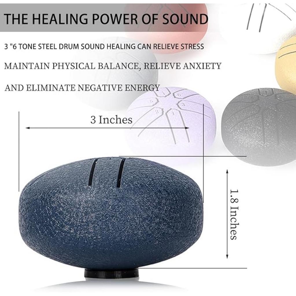 Steel Tongue Drum Rain Chime, Rain Drum for Outside, Rain Drum Instrument for Outside, Steel Tongue Drum Rain Chime Waterproof, Steel Tongue Drum