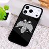 Мягкий чехол для телефона с орлом Флага Албании для iPhone 17 Air 16 15 11 12 14 13 Pro Max Ударопрочный чехол