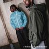 Mens Oversized Plaid Hooded Windbreaker Jacket With Asymmetrical Zipper Casual Outdoor Fall Coat