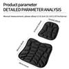 2 Pack Universal Motorcycle Seat Cover 3D Gel Cushion Pad Breathable Shock Absorbing for Mountain Bike
