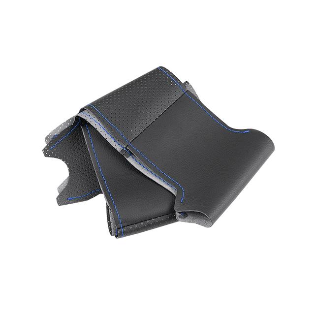 Оплетка рулевого колеса для Honda Civic 8th MK8 2005 2006 2007 2008 2009 2010 2011 Автомобильный руль сшитый вручную кожаный чехол