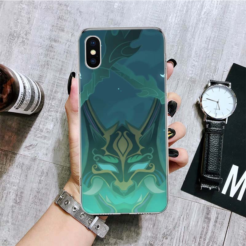 Чехол для телефона Game Genshin Impact для iPhone 11 12 13 14 Pro XS XR X Max 7 8 6 6S Plus Mini + 5 SE с рисунком по индивидуальному заказу