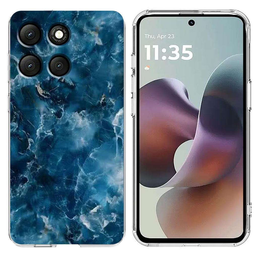 For Motorola Moto G56 5G Case Marble Pattern Printing Soft TPU Phone Cover