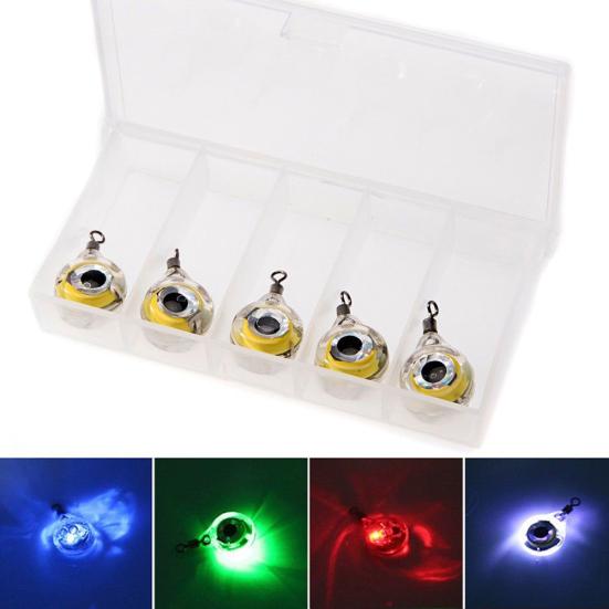 MUQZI Sports Accessory LED Deep Drop Underwater Fishing Squid Flashing Lure Light Outdoor Bait Lamp
