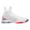 Mizuno Wave Lightning Neo Breathable Lightweight Durable Volleyball Shoes Unisex Shoes White Red V1GA200225