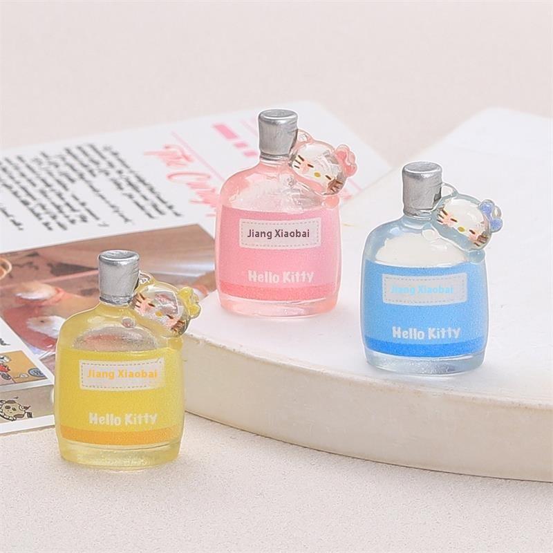 5 шт. Миниатюры для кукольного домика Модели бутылок для напитков Hello Kitty Кт Микроландшафтные украшения Декор Игрушки для ролевых игр DIY Аксессуары