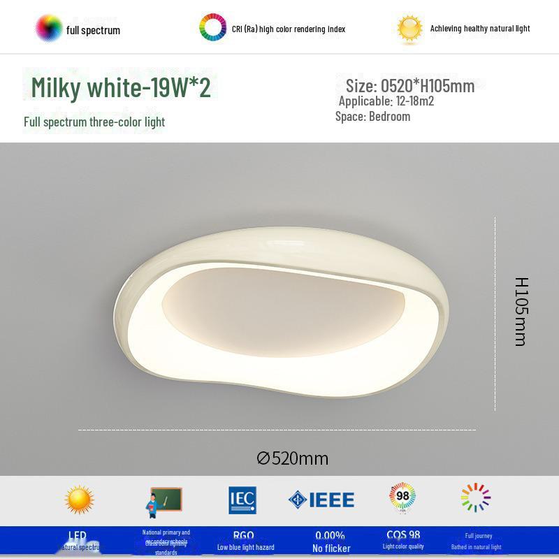 Потолочный светильник Modern Nordic Cream 2024 для минималистских спален