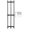 Bathroom Wall Towel Rack Wall Mounted 3 Bars Aluminum Alloy Rolled Towel Holder for Rolled Towels