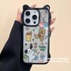 Мультяшный сушащийся пес Чехол для iPhone 15 Pro Max Милый кошачье ухо Huawei Apple 14 Pro Max Новый Модель