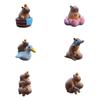 Micro Landscape Simulation Capibara Model Figure Capybara Animals Figures  Kid Toy