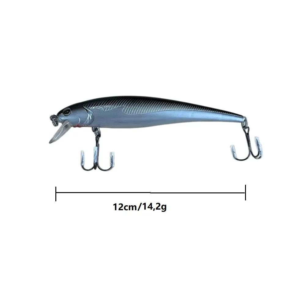 Caperlan Tolson 120 Fishing Lure, 120mm, 14.2g, Black Back, Floating