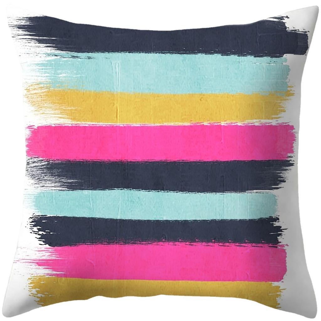 Персонализированная подушка для сна, наволочка в стиле масляной живописи, квадратная подушка для дивана, подушка для эркера в спальне, офис